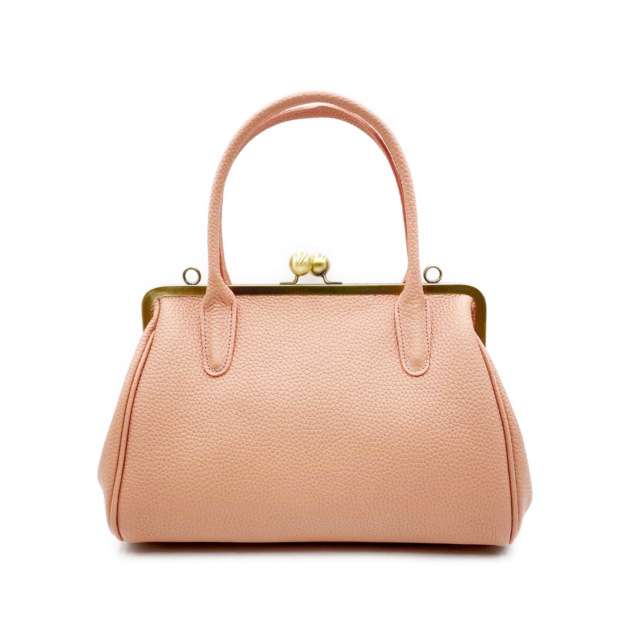 Ladies handbag, leather handbag "Marie" in pink, handle bag, leather handle bag, leather shoulder bag, vintage style