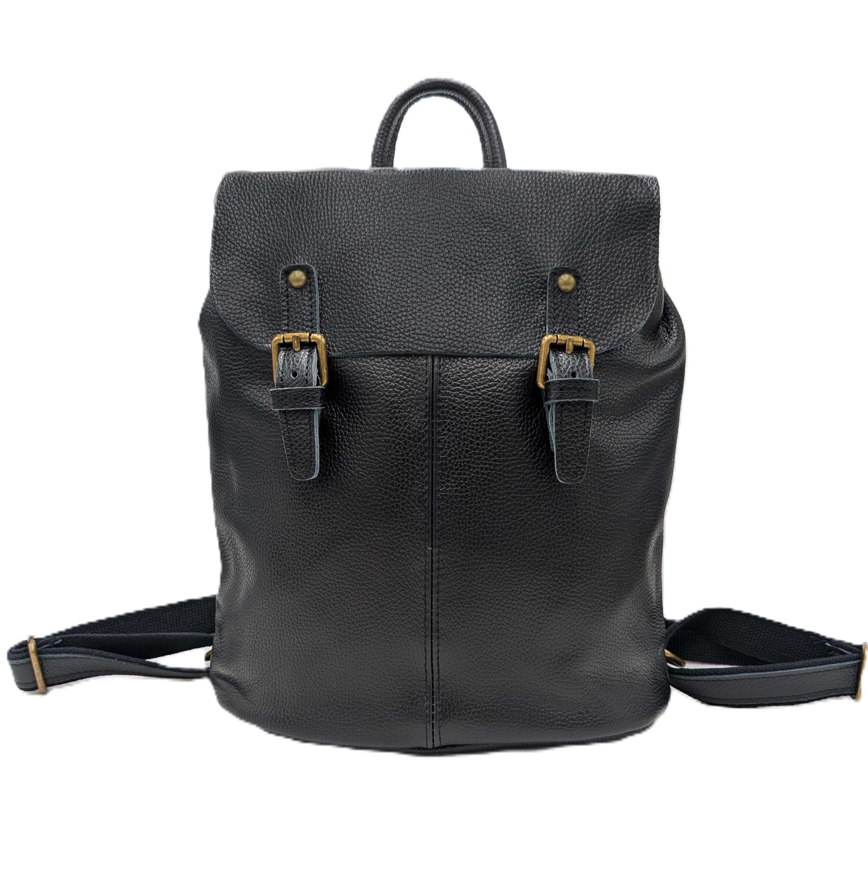 Damen Lederrucksack "Billie" in braun, Vintage Rucksack - Tagesrucksack