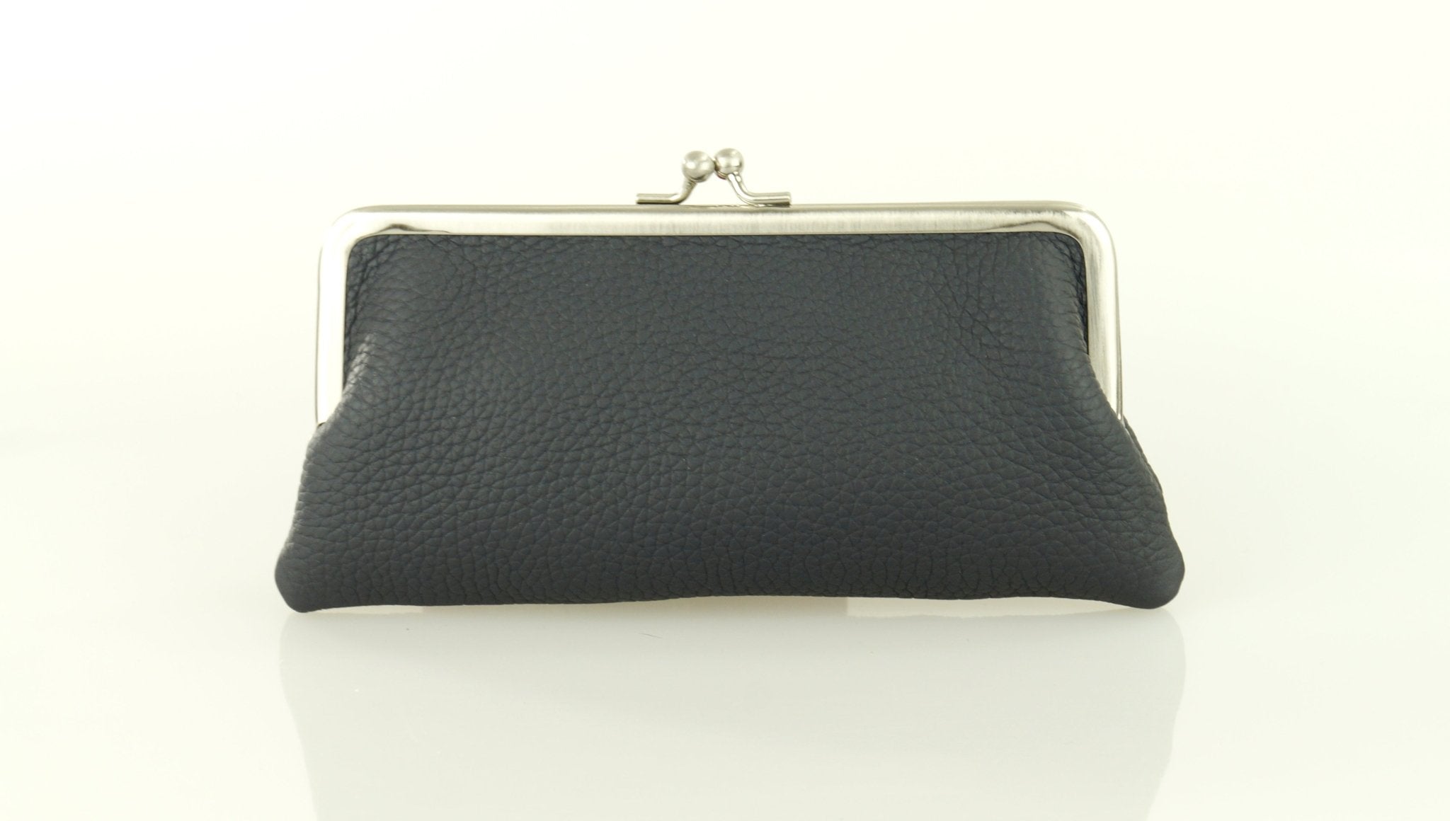 Leder Geldbörse Emma in Schwarz – Vintage Stil - Taschenkinder