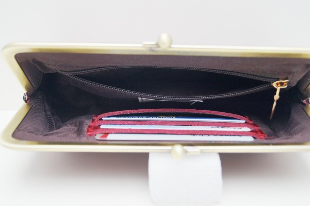 Clipbörse aus Leder - Handgemachte Geldbörse - Taschenkinder