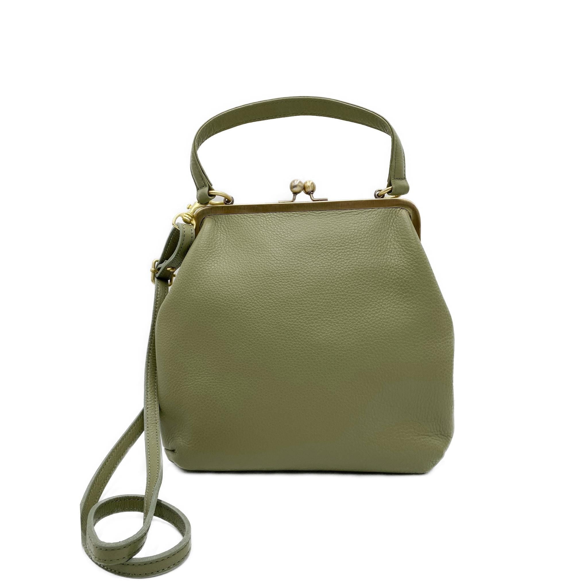 Women's Crossbody Bag 'Zoe' in navy - Bucket Bag Leather