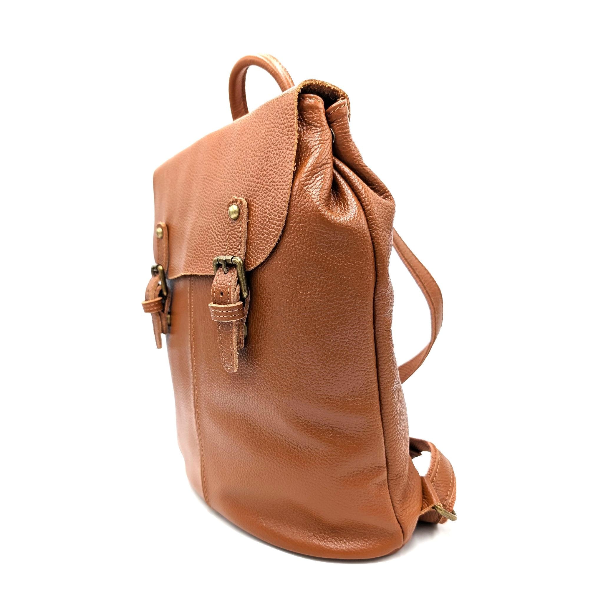Personalized Backpack for Women, Leather Backpack "Billie", City Backpack, Custom Name Bag, Everyday Backpack