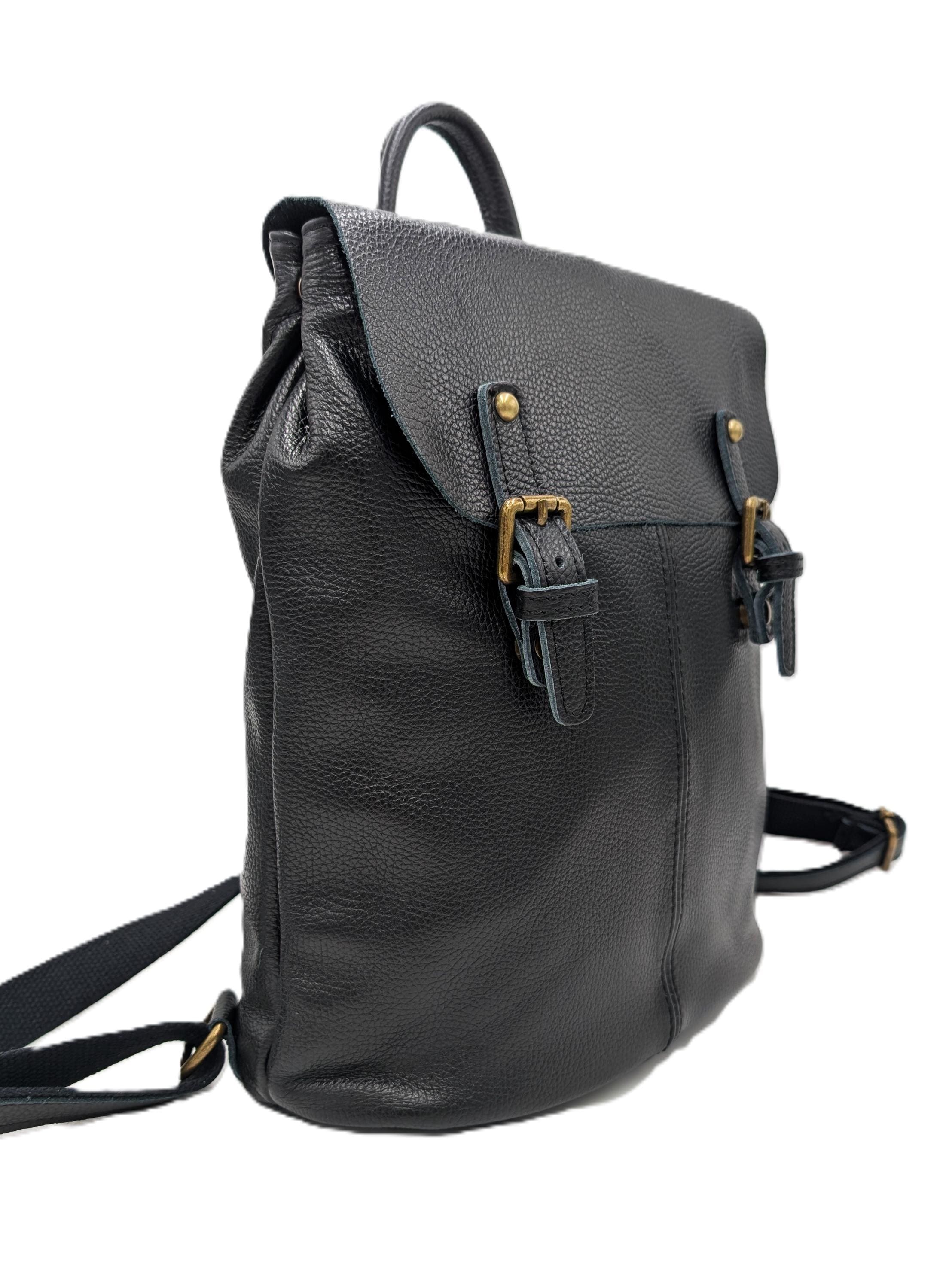 Personalized Backpack for Women, Leather Backpack "Billie", City Backpack, Custom Name Bag, Everyday Backpack