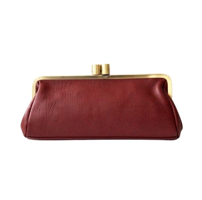 Leder Handtasche Victoria - Vintage Clutch - Taschenkinder