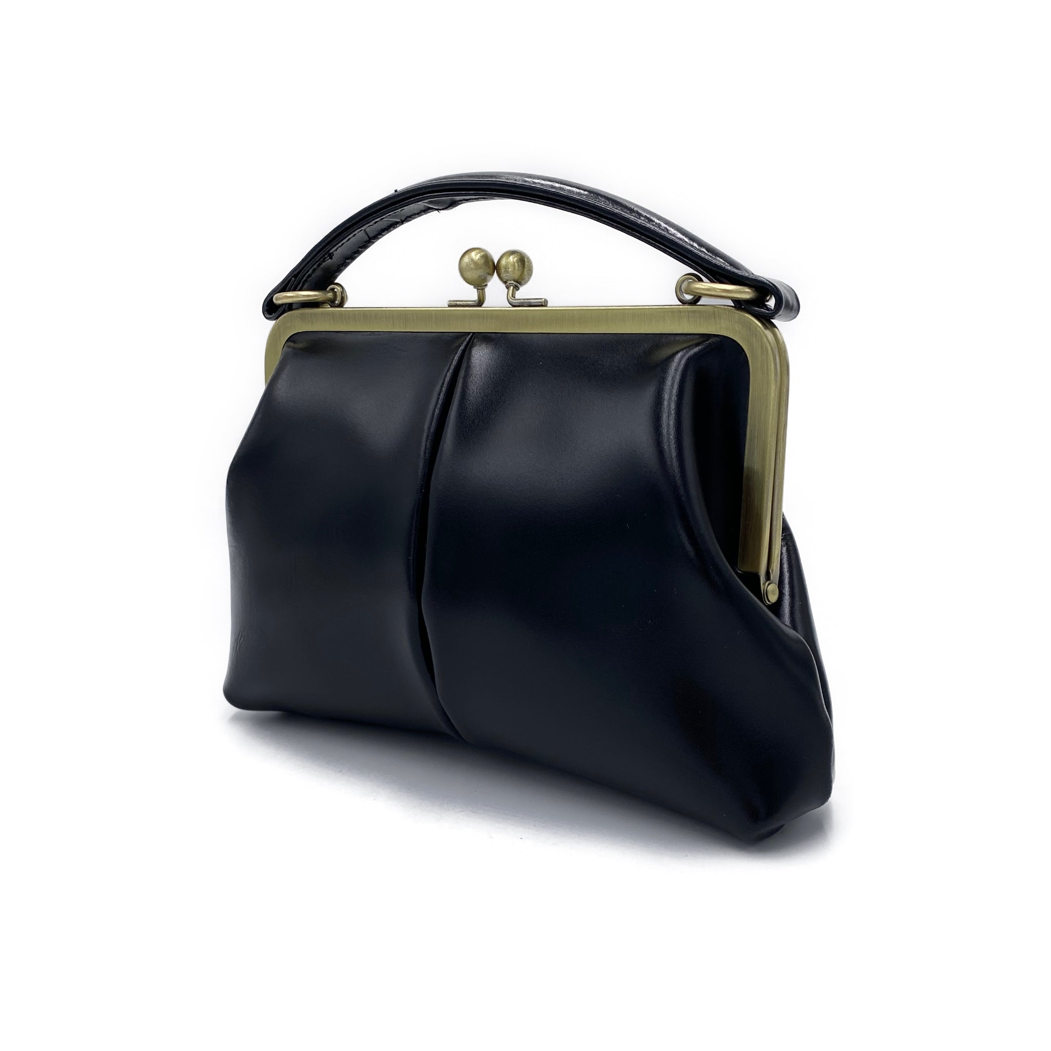 Kleine Olive – Retro Leder Handtasche – Taschenkinder