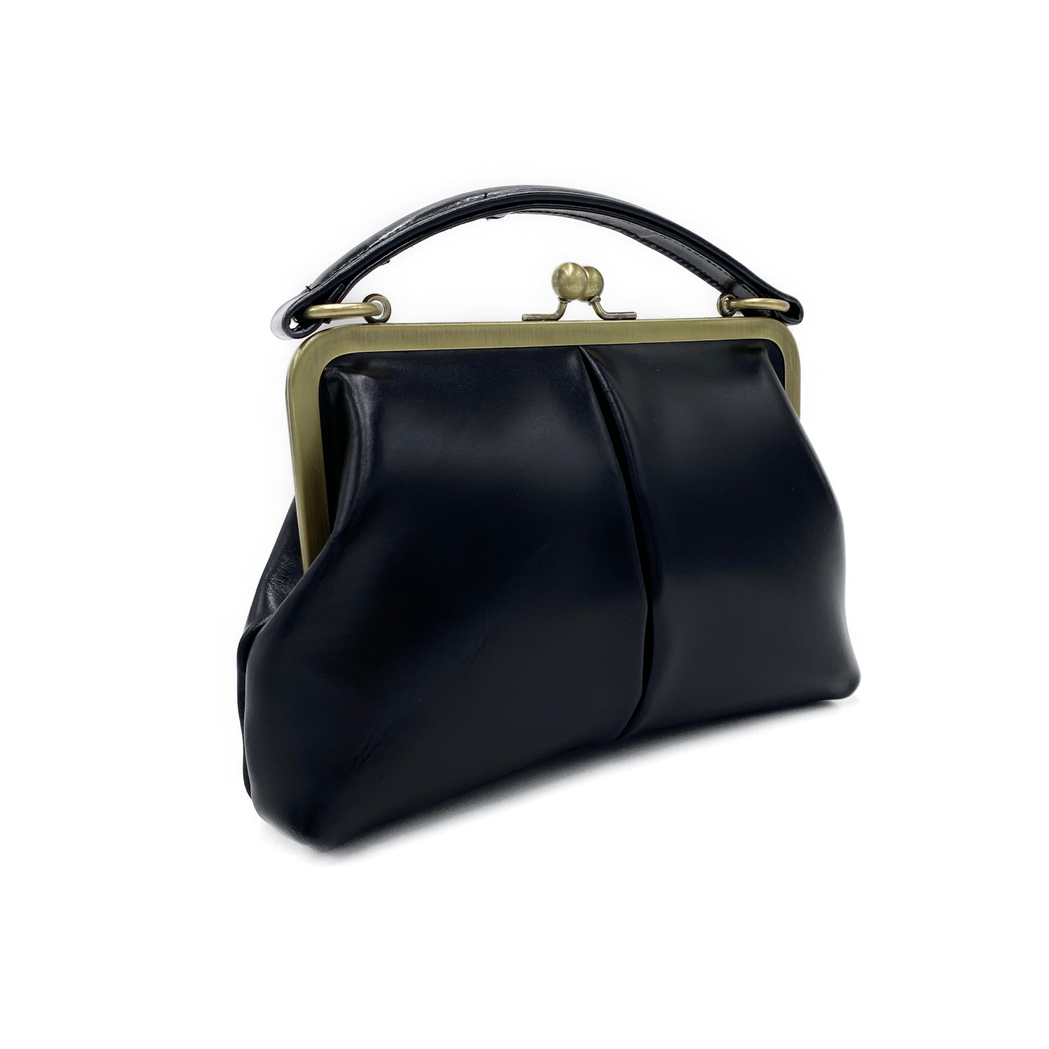Kleine Olive – Retro Leder Handtasche – Taschenkinder