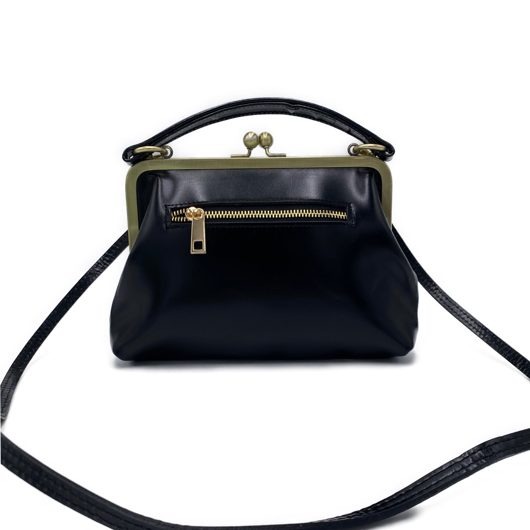 Kleine Olive – Retro Leder Handtasche – Taschenkinder