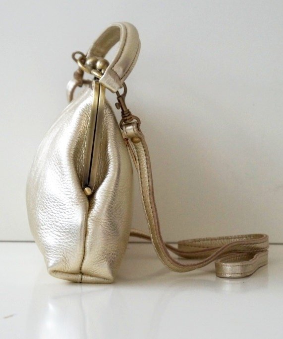 Leder Umhängetasche Damen - Kleine Olive - Taschenkinder