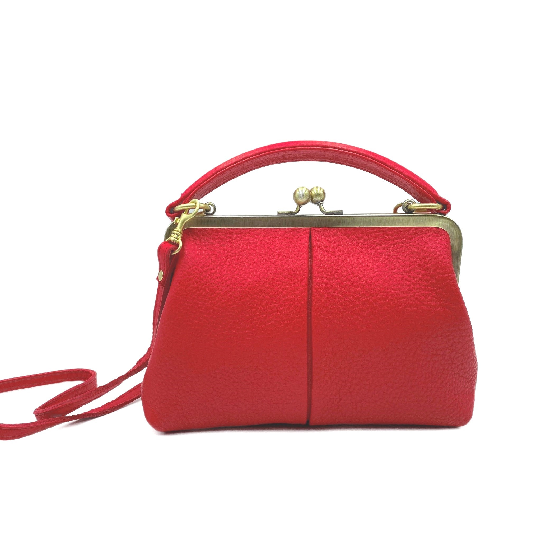 Kleine Retro Ledertasche - Ledertasche - Taschenkinder