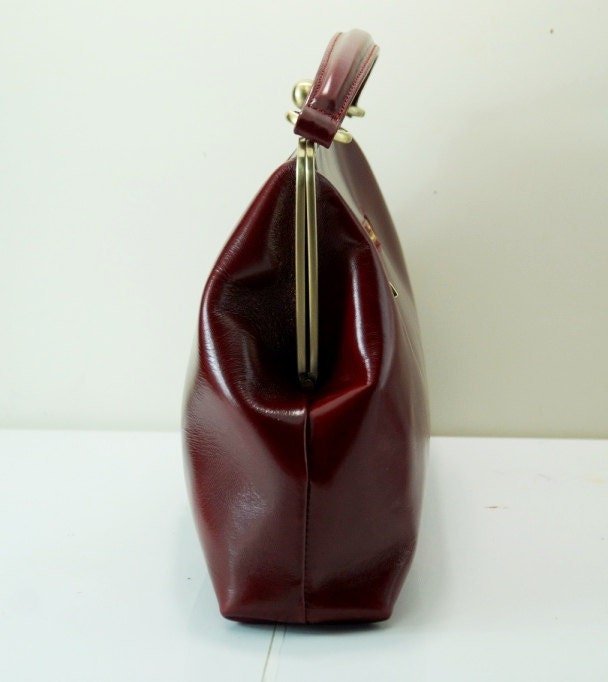 Leder Handtasche "Olive" - Retro Vintage Tasche - Taschenkinder