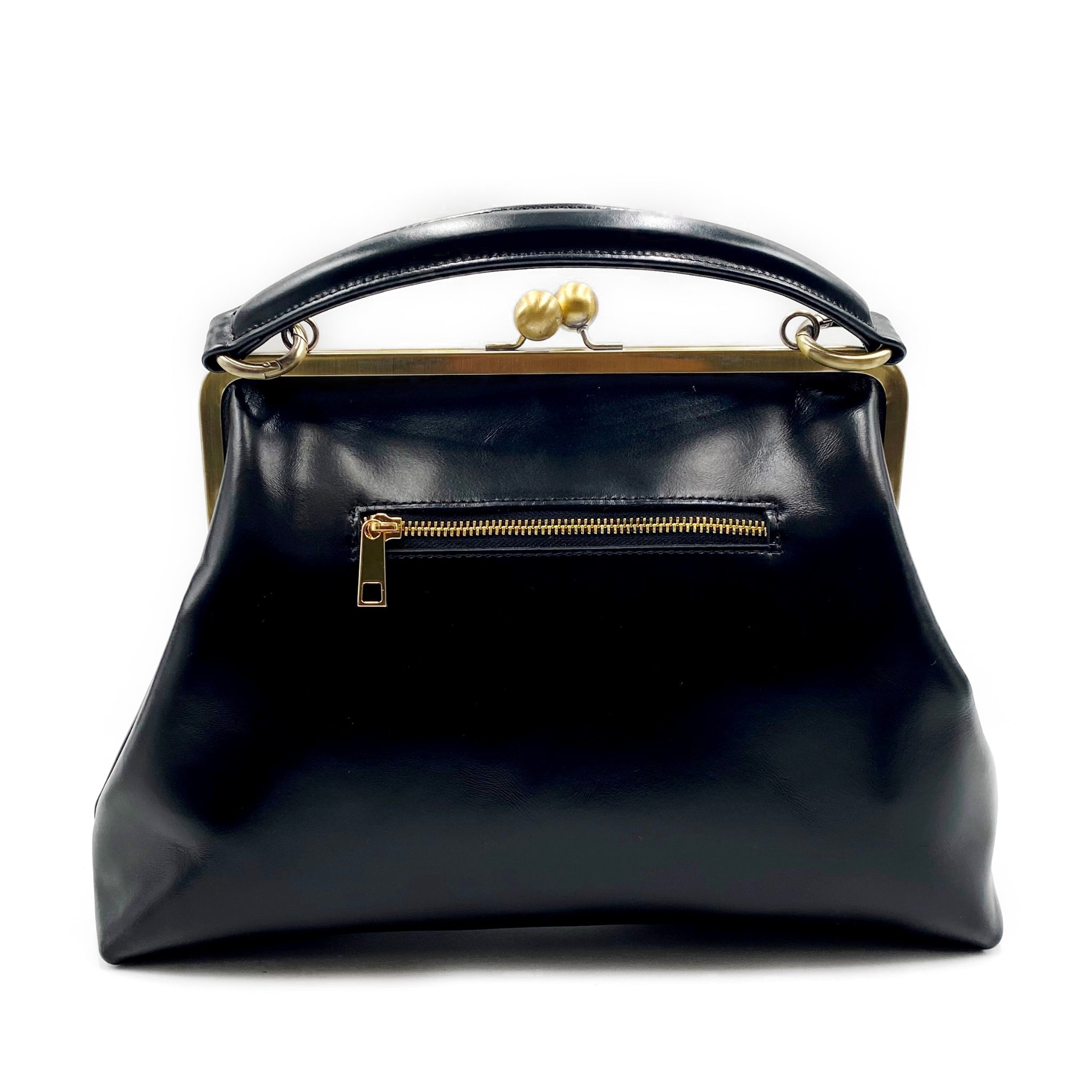 Leder Handtasche Olive - Vintage Stil - Taschenkinder