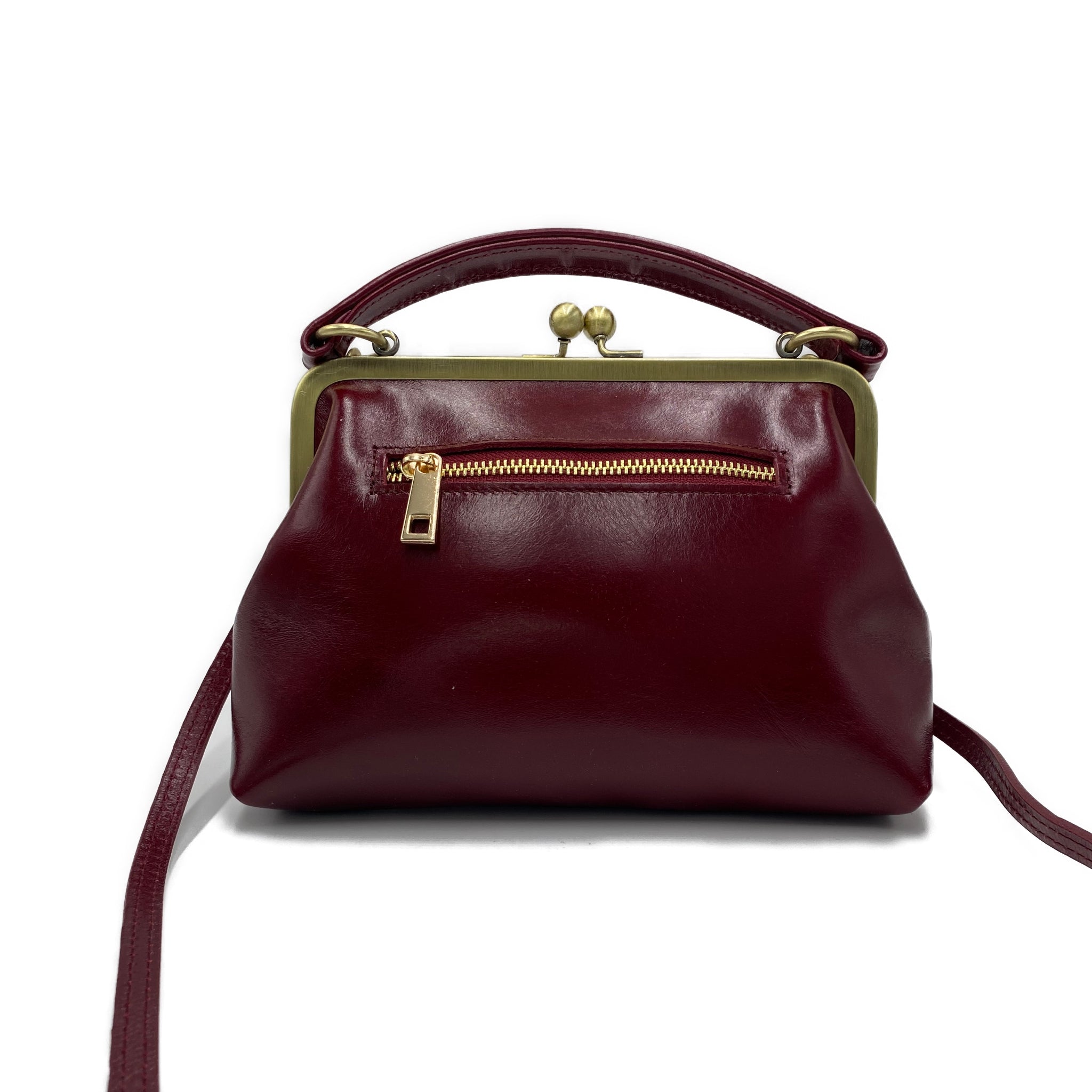 Retro Handtasche – Kleine Vintage Olive – Taschenkinder