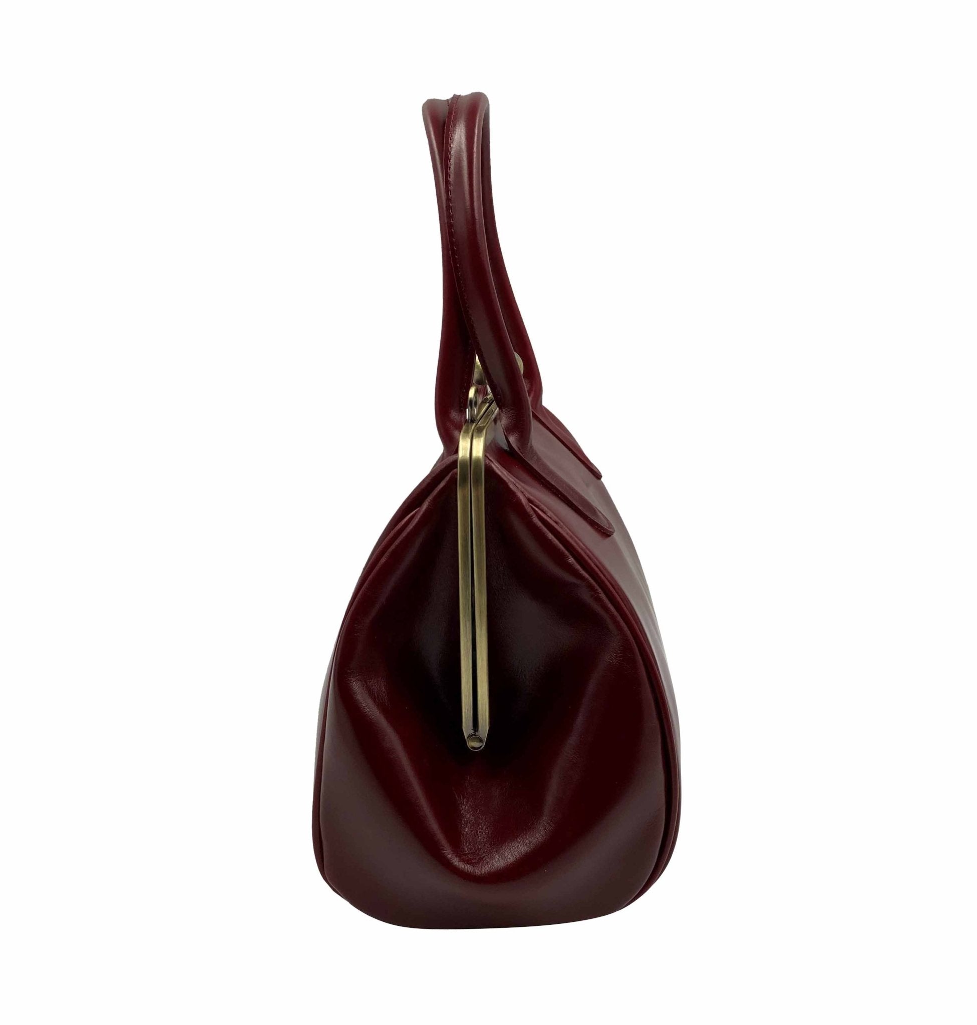Ledertasche Sophie in Dunkel-Rot - Taschenkinder