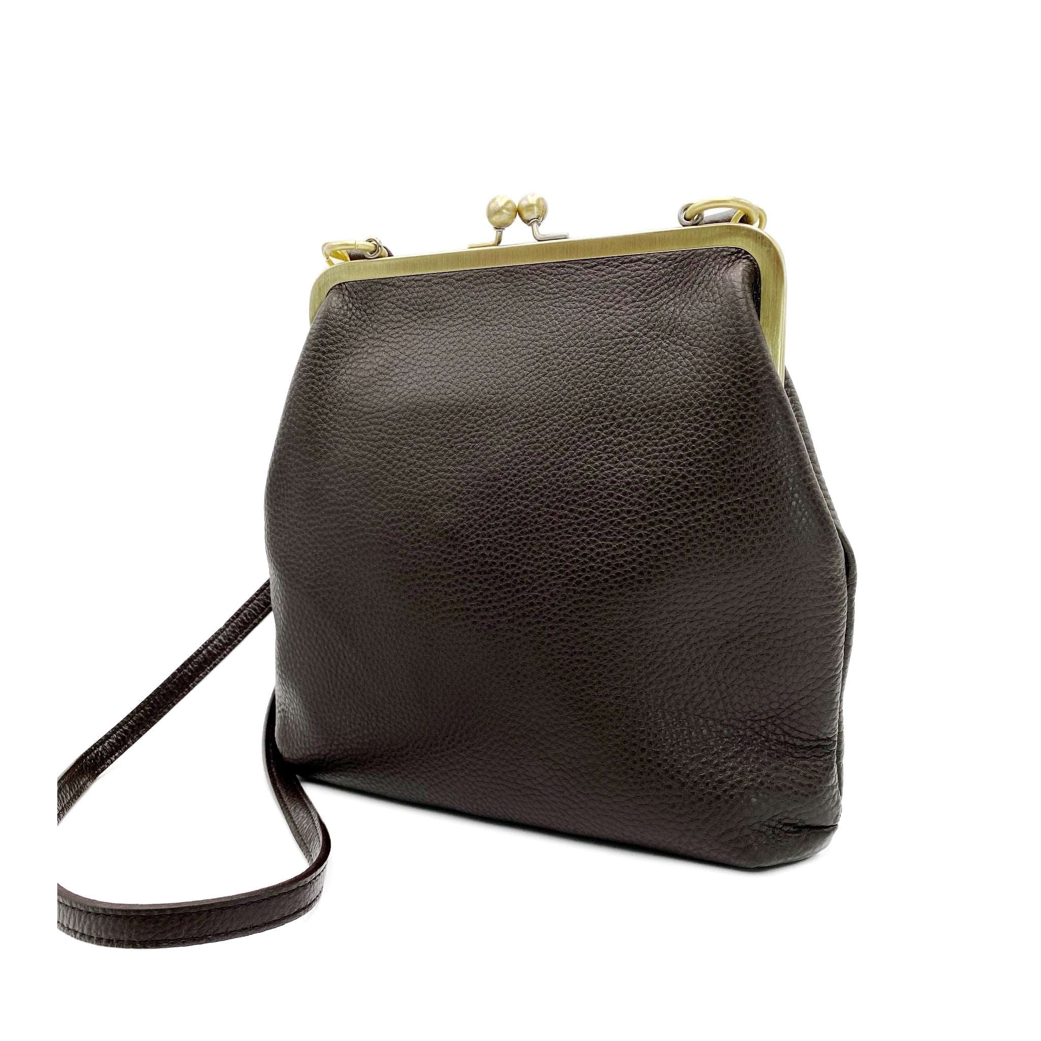 Vintage Ledertasche Damen – Zoe Retro Umhängetasche - Taschenkinder