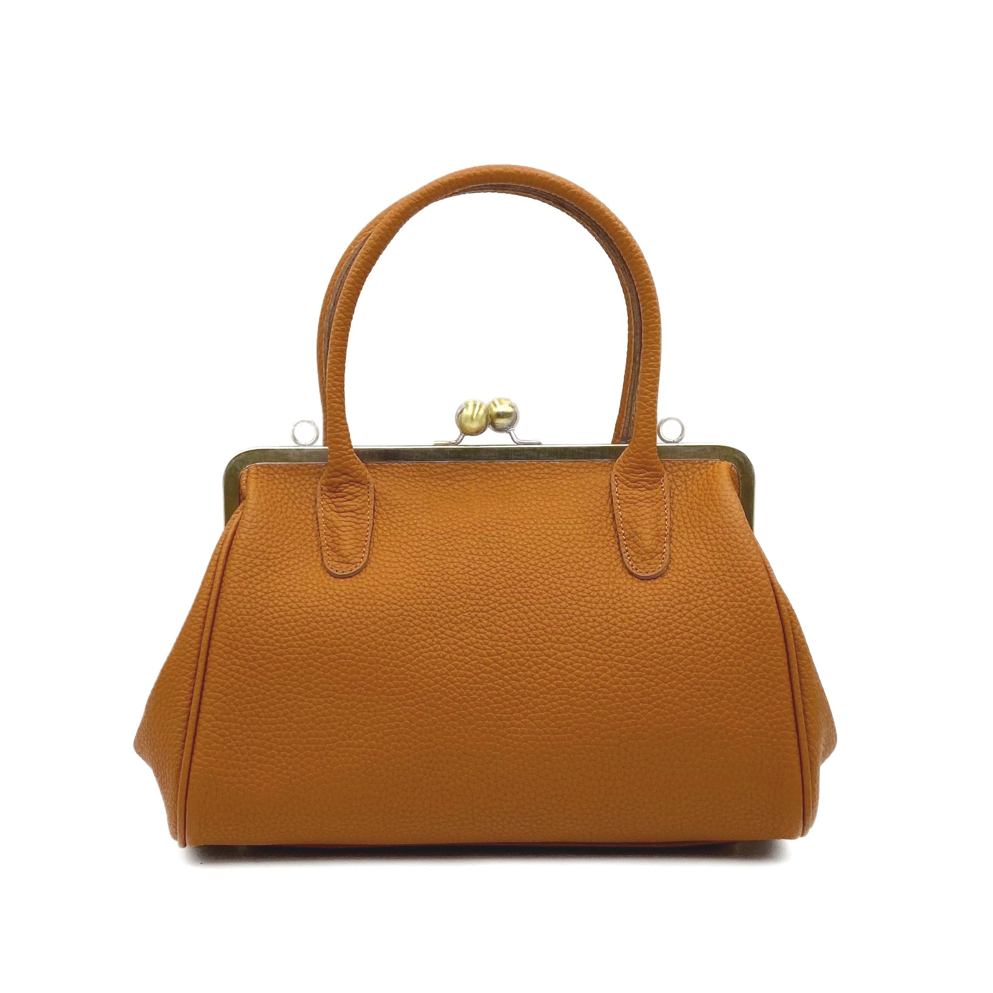 Damen Handtasche Leder "Marie" in braun - Bügeltasche, Henkeltasche, Schultertasche