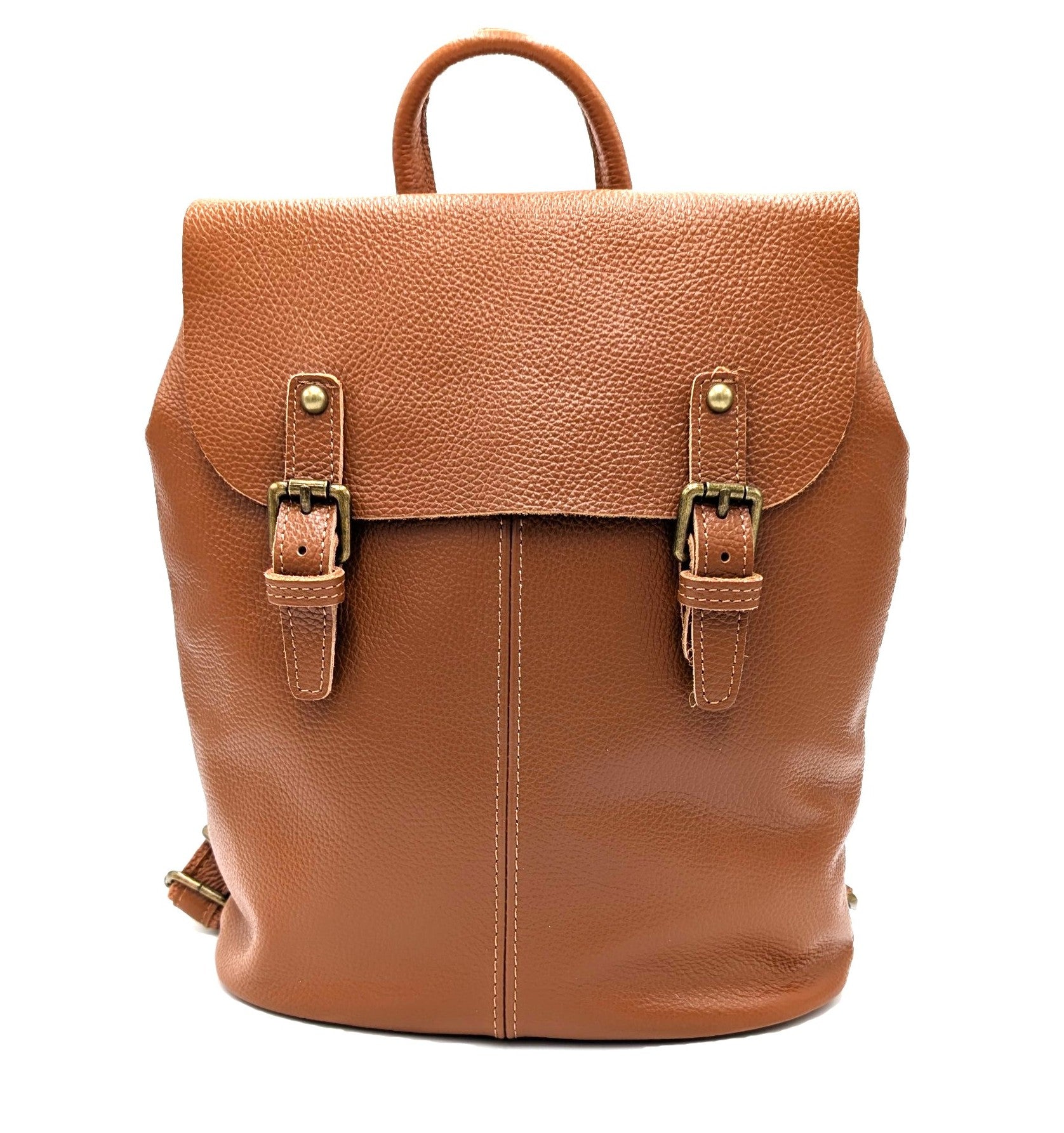Damen Lederrucksack "Billie" in braun, Vintage Rucksack - Tagesrucksack