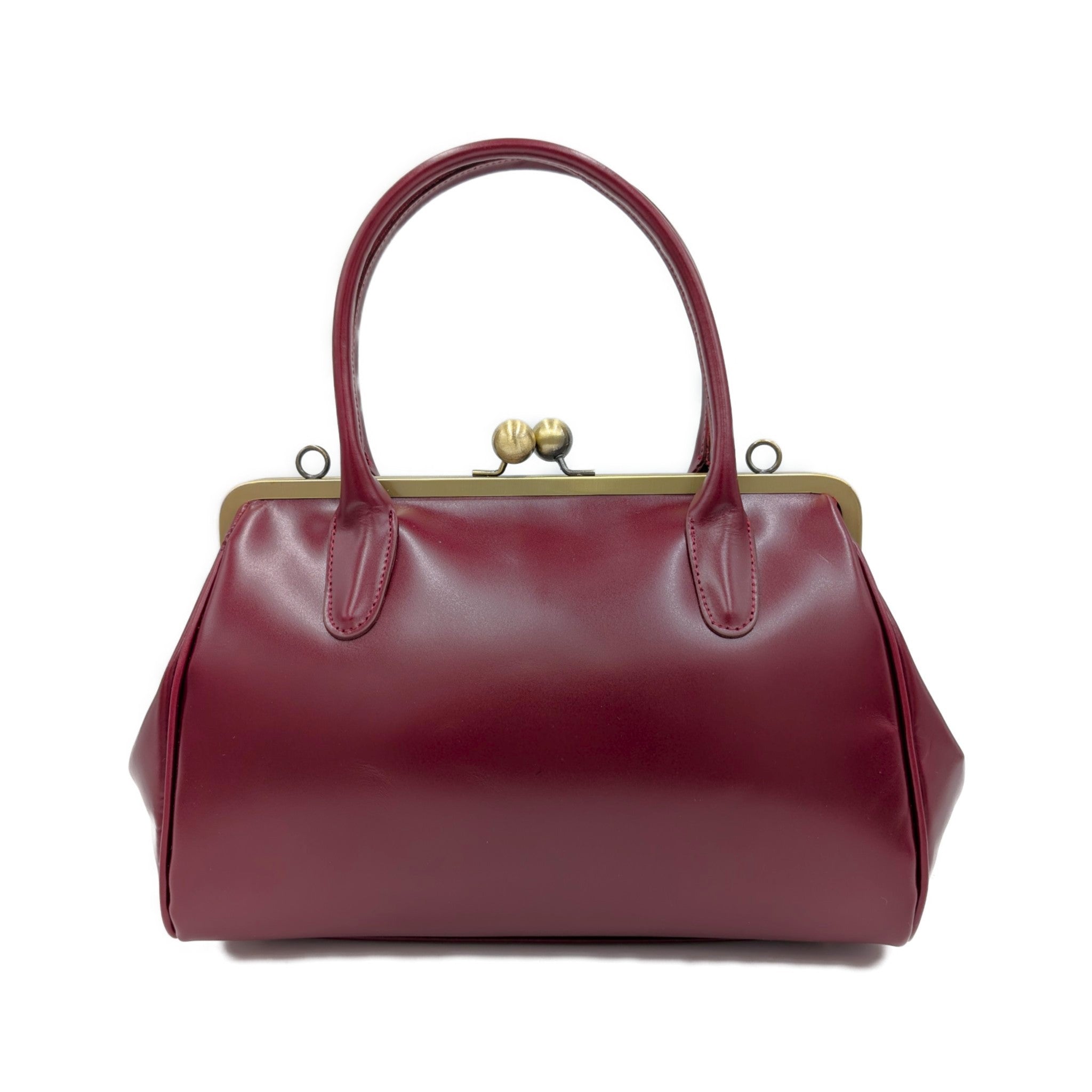 Retro leather bag for women, retro strap bag "Sophie" in dark red, vintage leather bag, handle bag, shoulder bag