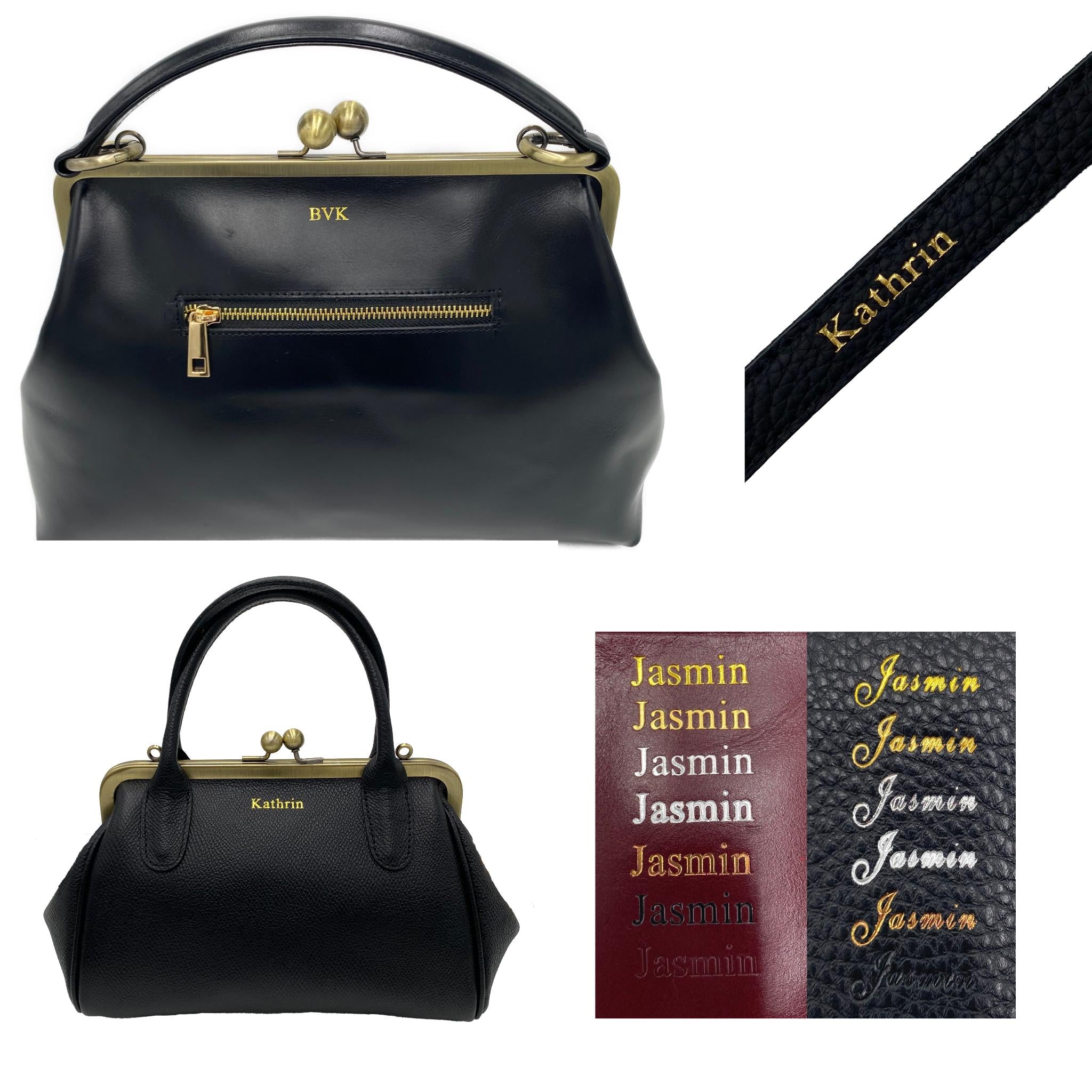 Custom Shoulder Clutch Bag With Kiss Lock – Leather Dakota Cowhide Bag Perfect For Ladies Gift
