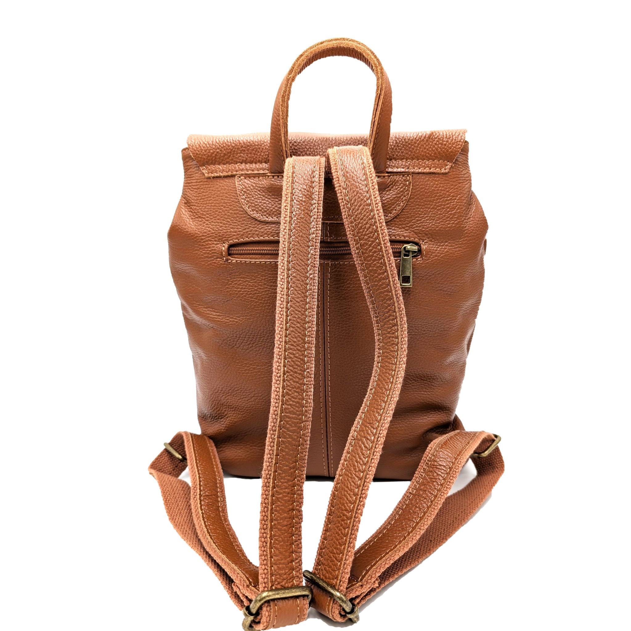 Personalized Backpack for Women, Leather Backpack "Billie", City Backpack, Custom Name Bag, Everyday Backpack