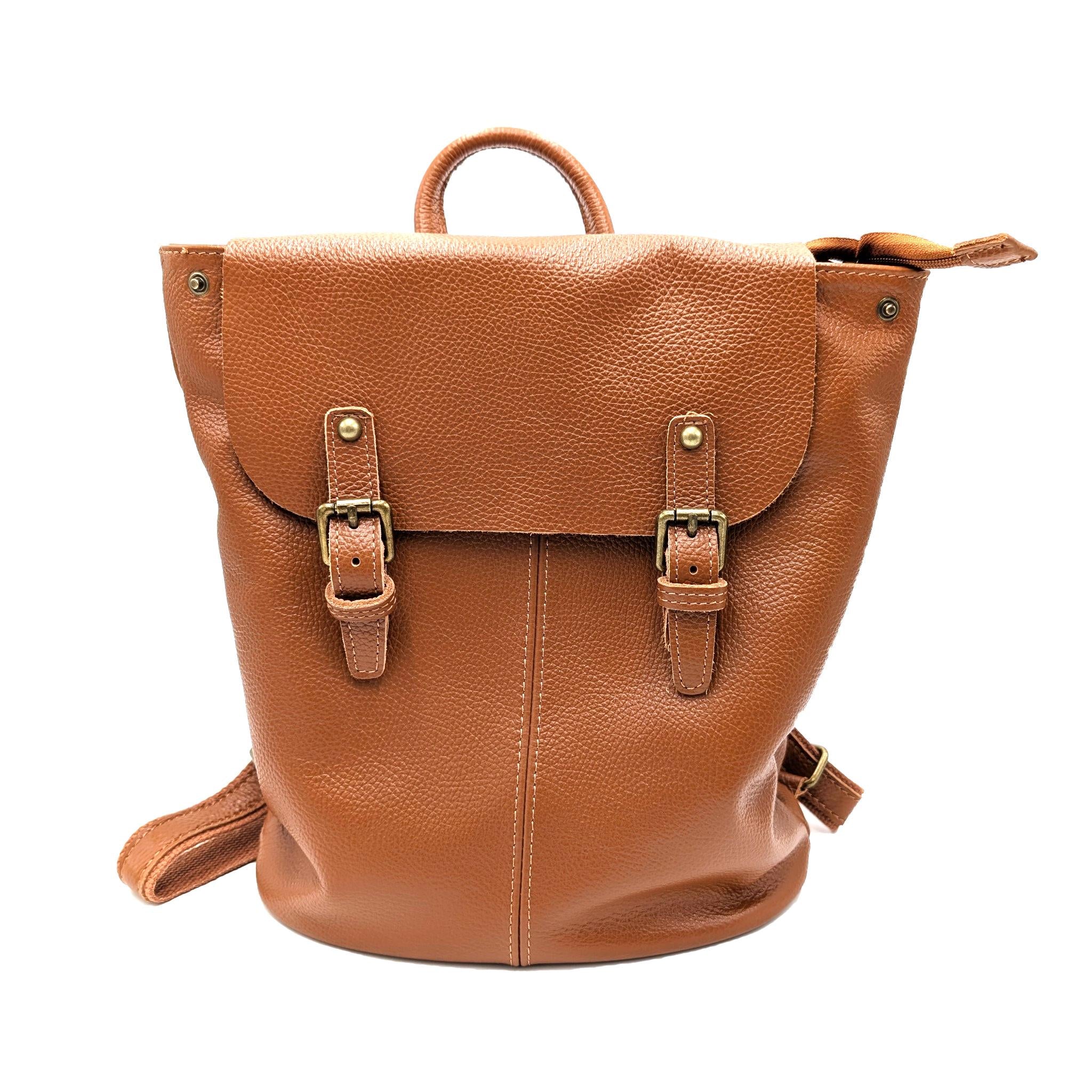 Personalized Backpack for Women, Leather Backpack "Billie", City Backpack, Custom Name Bag, Everyday Backpack