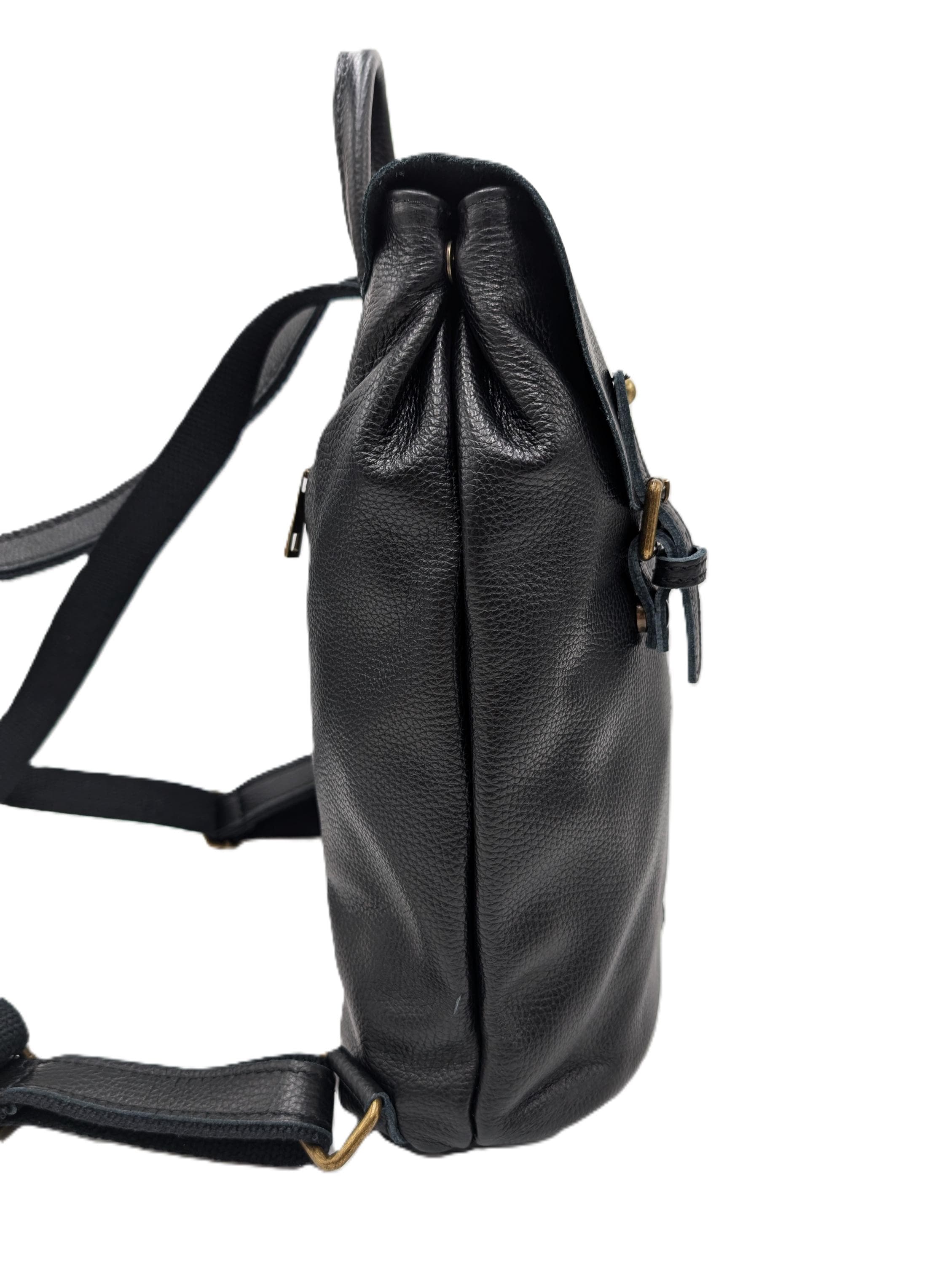Personalized Backpack for Women, Leather Backpack "Billie", City Backpack, Custom Name Bag, Everyday Backpack