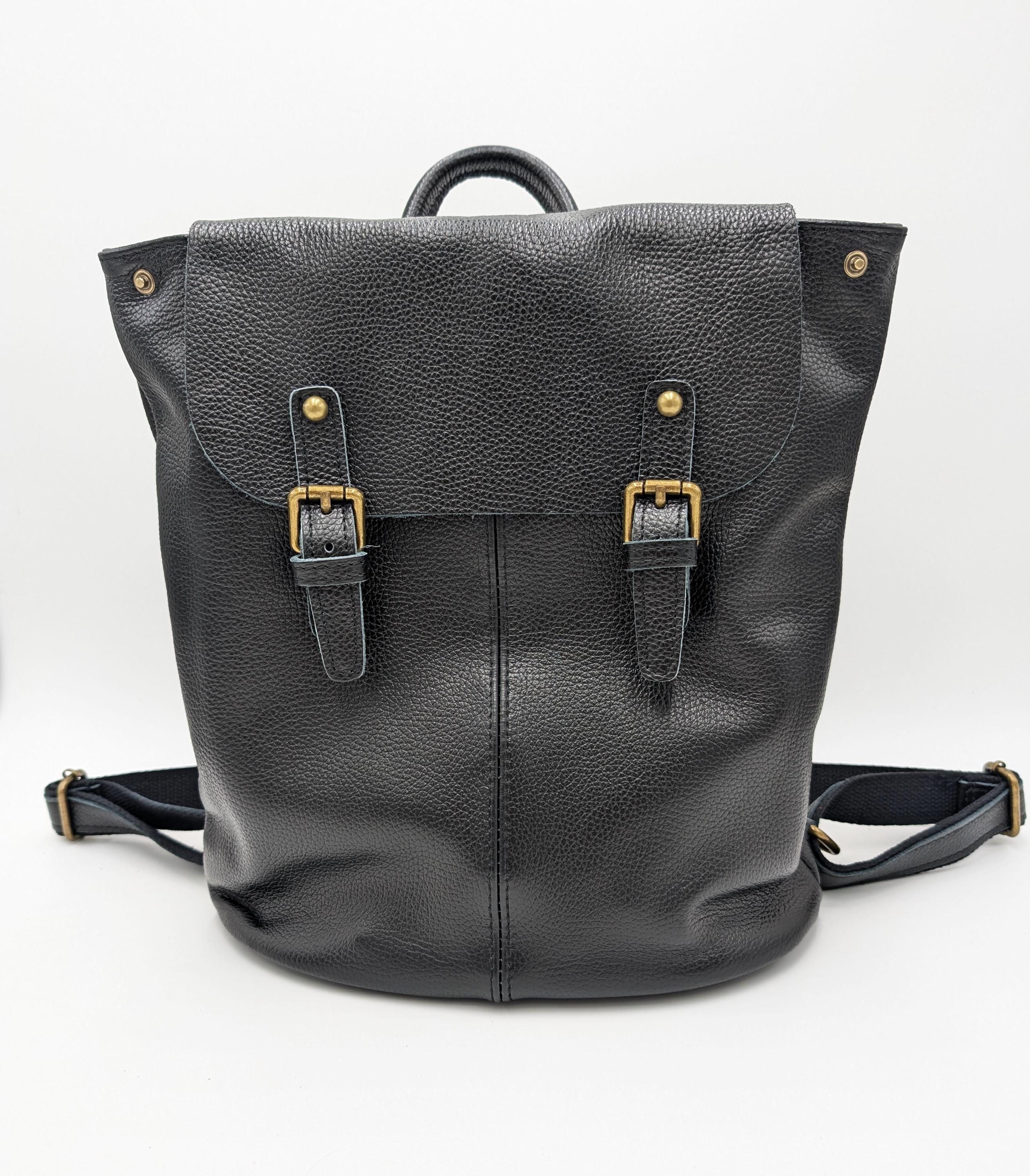 Personalized Backpack for Women, Leather Backpack "Billie", City Backpack, Custom Name Bag, Everyday Backpack