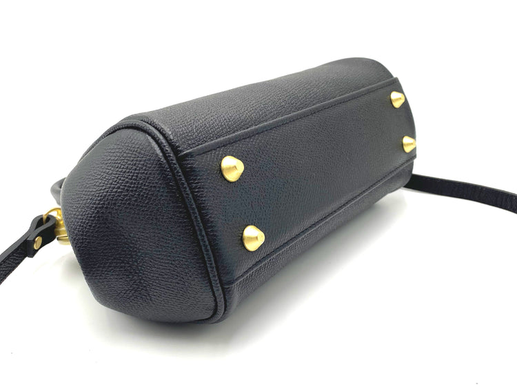Leder Handtasche, Damen Ledertasche "Kleine Aurelie" in schwarz, Leder Henkeltasche, Leder Schultertasche, Vintage Handtasche, Retro